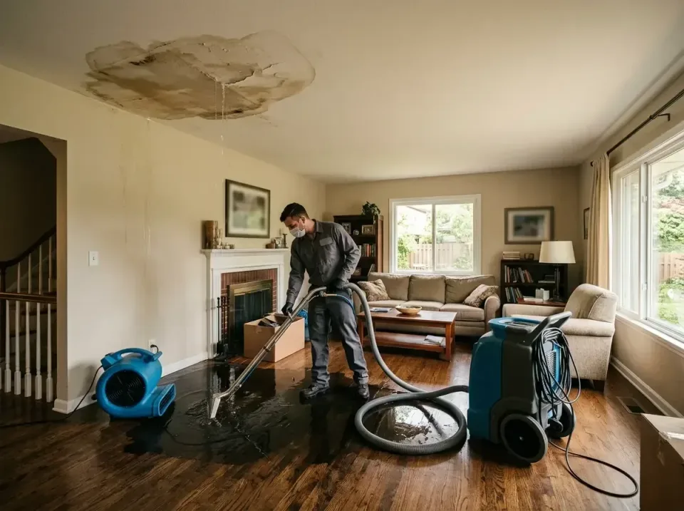 attic-pipe-burst-ceiling-drip-008 — frequently asked questions, Water Damage Restoration & Carpet Care in Wildwood Crest, NJ